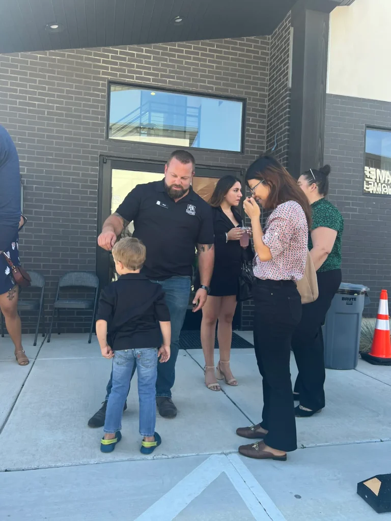 photo from London Harker's first annual open house