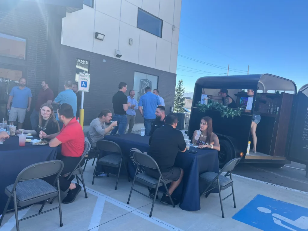 photo from London Harker's first annual open house