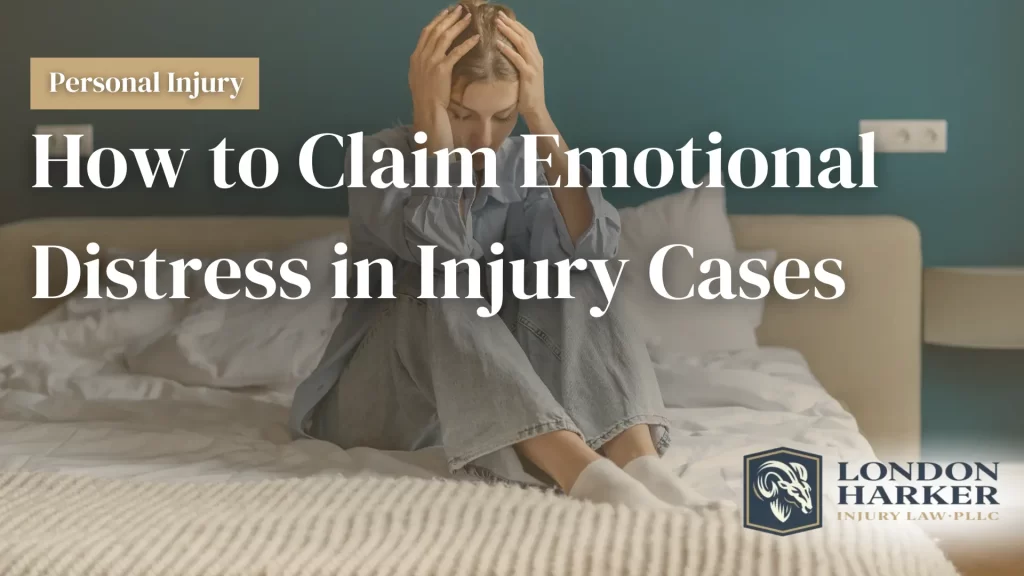 How to Claim Emotional Distress in Injury Cases image