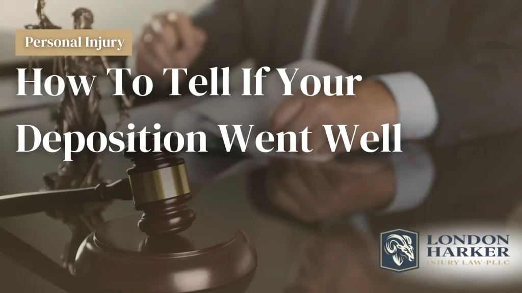 How To Tell If Your Deposition Went Well Image