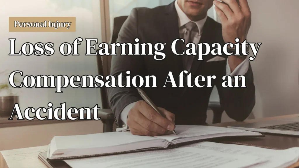 Loss of Earning Capacity Compensation After an Accident Image