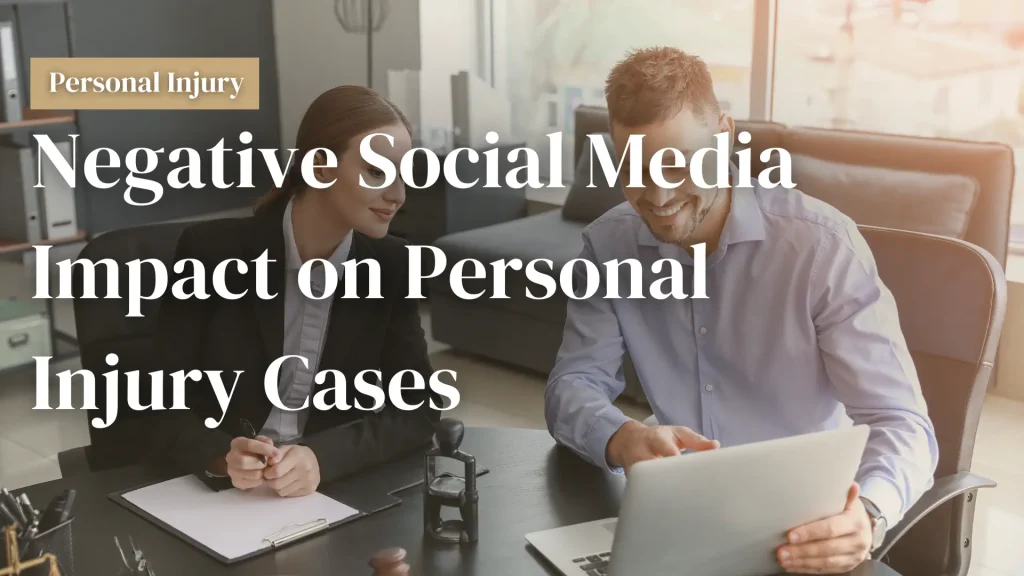 Negative Social Media Impact on Personal Injury Cases Image